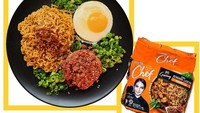 Mie instan asal Malaysia, lagi-lagi masuk dalam daftar mie instan terbaik versi Ramen Rater. Adalah merek Koki Mamee dengan varian rendang legenda. Rasanya perpaduan antara manis, pedas, dan gurih. Foto: dok. Ramen Rater