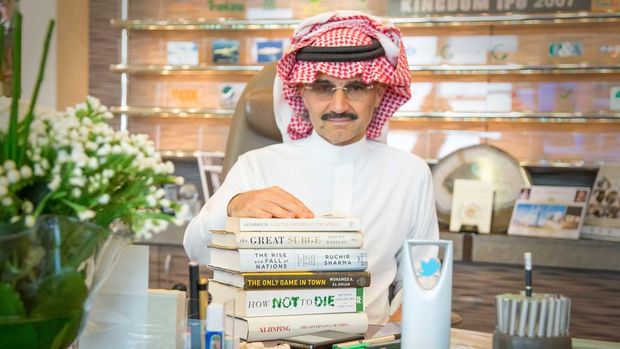 Pangeran Alwaleed Bin Talal Alsaud. Pangeran Alwaleed Bin Talal Alsaud. (X/@Alwaleed_Talal)
