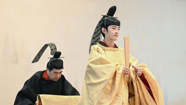 Pangeran Hisahito dari Jepang, putra Putra Mahkota Akishino dan Putri Mahkota Kiko, menghadiri upacara kedewasaan di Istana Kekaisaran di Tokyo, Jepang, 6 September 2025, dalam foto yang didistribusikan oleh Kyodo. (Mandatory credit Kyodo/via REUTERS)