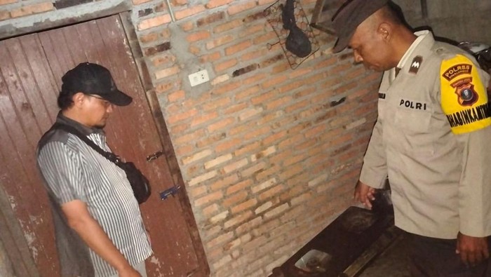 Lokasi penemuan mayat lansia di Simalungun