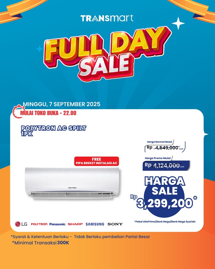 Transmart full day sale