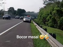 Kesaksian Pemobil Lihat Ban Bocor Massal di Tol Cipularang