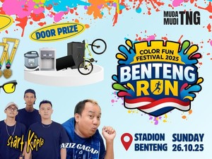 Euforia Lari Penuh Warna! Ikutan Benteng Run, Color Fun Festival 2025