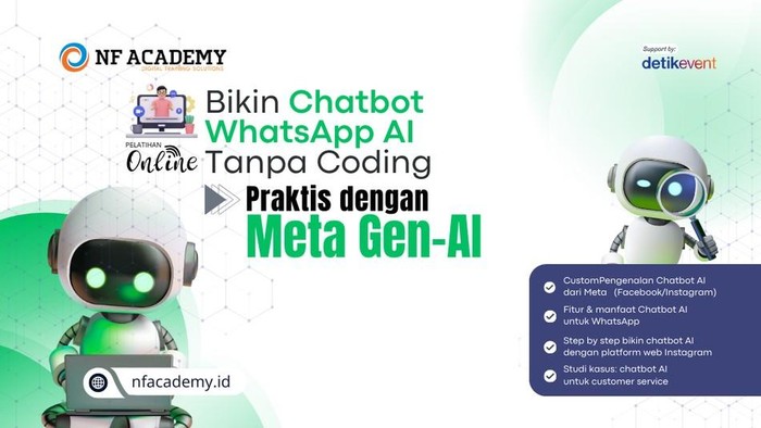 Bikin chatbot WhatsApp AI tanpa coding