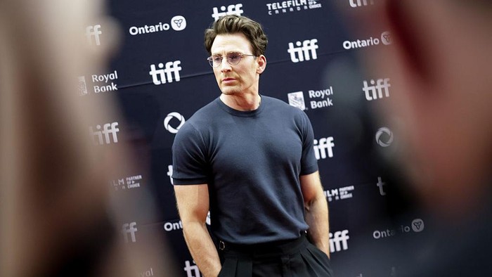 Chris Evans menghadiri pemutaran perdana 