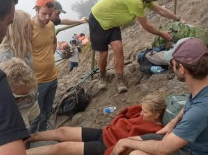 Pendaki Belgia Terpeleset di Gunung Rinjani, Mengalami Lecet Ringan