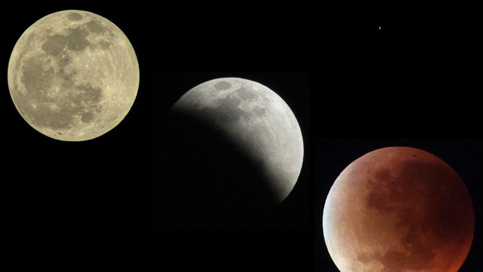 Fenomena gerhana bulan total Blood Moon Foto kolase fase terjadinya fenomena gerhana bulan total Blood Moon terlihat di langit Kota Depok, Jawa Barat, Senin (8/9/2025). Badan Riset dan Inovasi Nasional (BRIN) menyatakan fenomena gerhana bulan total atau blood moon akan menghiasi langit Indonesia pada 7β8 September 2025, peristiwa ini bisa diamati dengan mata telanjang dari seluruh wilayah dan gerhana bulan terjadi ketika matahari, bumi, dan bulan berada dalam satu garis lurus. saat itu bulan memasuki bayangan bumi sehingga purnama tampak gelap. ANTARA FOTO/Yulius Satria Wijaya