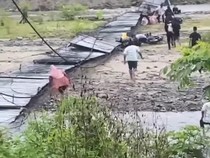 Jembatan Gantung di Tolitoli Putus Dilewati Rombongan Pengantin, 4 Orang Luka