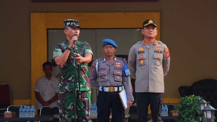 Kapolresta Bogor Sambut Dandim 0606 Kolonel Gan Gan