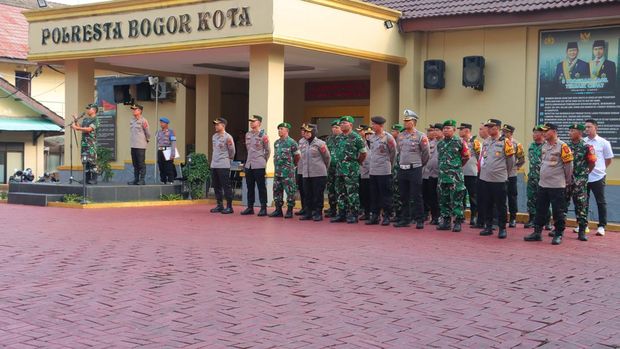 Kapolresta Bogor Sambut Dandim 0606 Kolonel Gan Gan