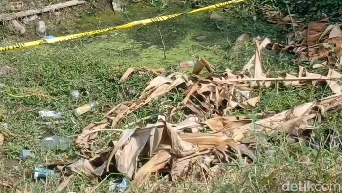 Warga Desa Gununggangsir dikejutkan dengan penemuan bayi laki-laki lengkap dengan ari-arinya menangis di atas kolam lele yang mengering