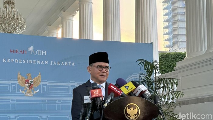 Menteri P2MI Mukhtarudin. (Eva/detikcom)