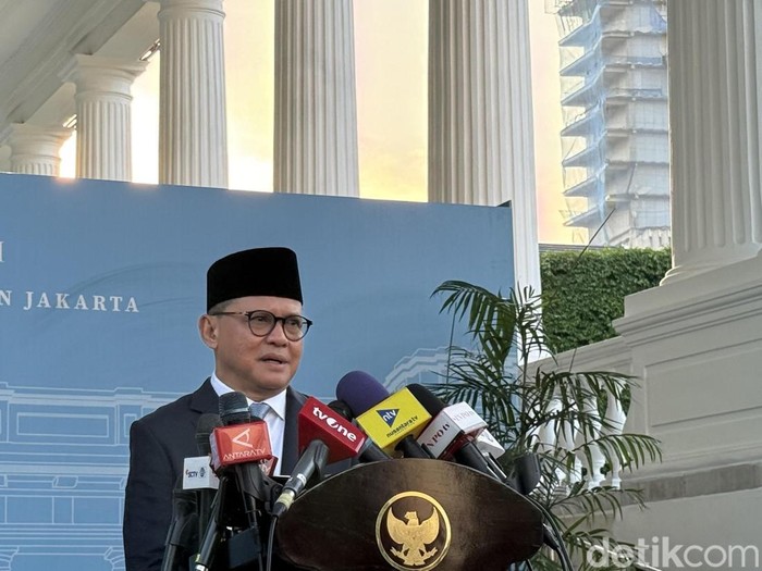 Menteri P2MI Mukhtarudin. (Eva/detikcom)