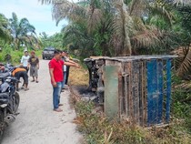 Bapak-Anak Kepergok Maling Lembu di Asahan, Pelaku Dimassa-Mobil Dibakar