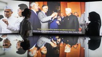 Wahana mini teater Museum Lotus menayangkan film sejarah Konferensi Asia Afrika dengan pendekatan ethical AI yang edukatif. ANTARA FOTO/Abdan Syakura
