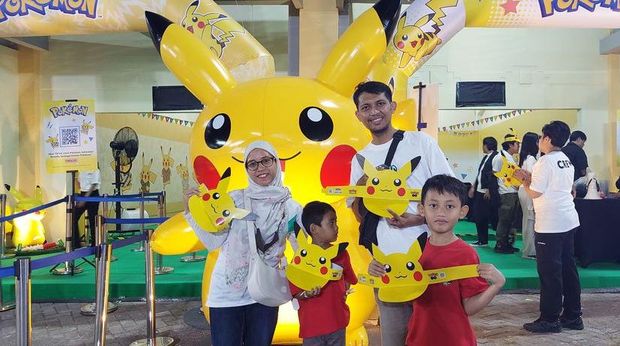 Nobar Timnas dan Pokemon