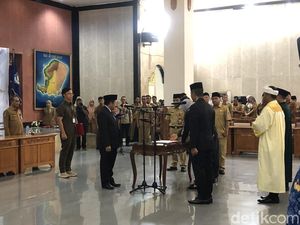 Bupati Lombok Barat Lantik 7 Kepala OPD Baru, 3 Jabatan Masih Kosong