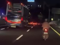 Viral Pemotor Masuk Tol Semarang Ternyata Pelajar Asal Demak Kesasar