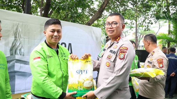 Polresta Bandara Soekarno-Hatta menggandeng komunitas ojol menciptakan keamanan di wilayah bandara.