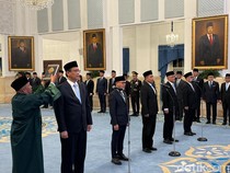 Selain Menteri Haji & Umrah, Ini Daftar Menteri yang Dilantik Sore Ini