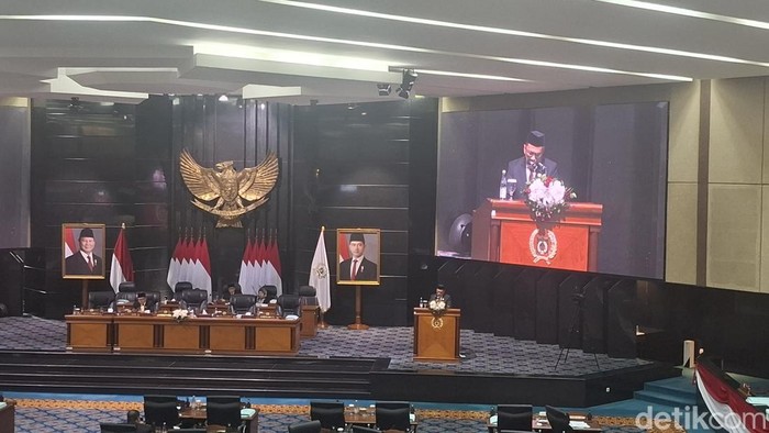 Rapat paripurna DPRD DKI Jakarta. (Brigitta/detikcom)