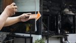 Ruko di Fatmawati Terbakar, Polisi Pasang Garis di Lokasi