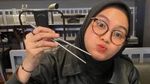 Momen Salma Salsabil Makan Bareng Penggemar dan Lahap AYCE