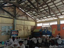 Perbaikan Ruangan-Plafon SDN 89 Palembang yang Rusak Gunakan Anggaran 2026