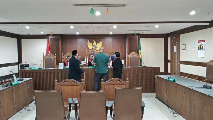 Sidang gugatan perdata terhadap Gibran dan KPU (Mulia/detikcom)