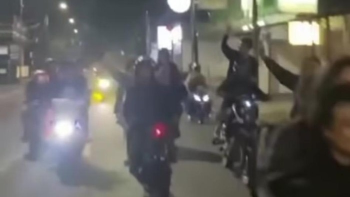 Aksi geng motor yang meresahkan warga Tasikmalaya.