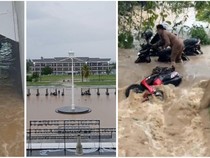 Banjir Bandang Terjang Pesisir Barat Lampung, Warga Dievakuasi