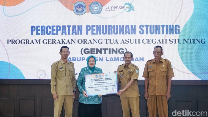 Bantuan tahap pertama Program Gerakan Orang Tua Asuh Cegah Stunting (Genting)