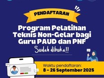 Beasiswa Pelatihan Guru PAUD-Pendidikan Nonformal, Belajar dari Kampus Luar Negeri