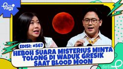 Video: Heboh Suara Misterius Minta Tolong di Waduk Gresik Saat Blood Moon