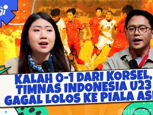 Kalah 0-1 dari Korsel, Timnas Indonesia U23 Gagal Lolos ke Piala Asia