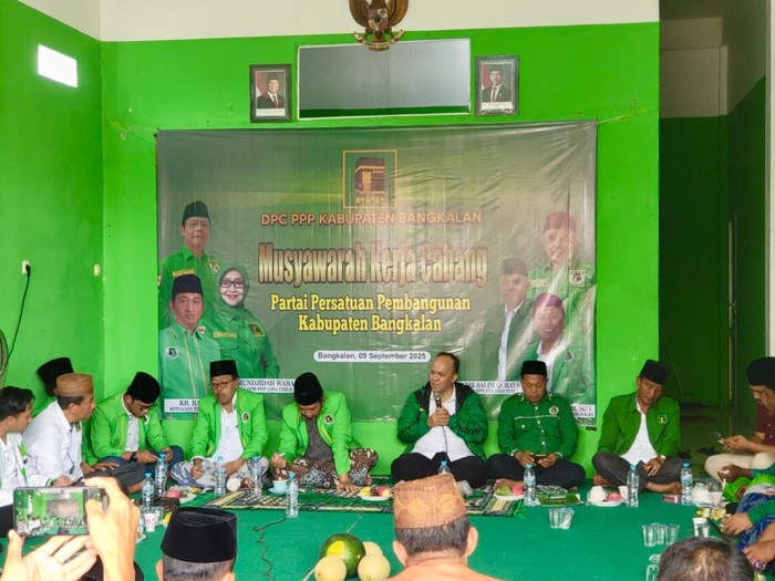 DPC PPP Bangkalan Mardiono Jadi Ketum Lagi