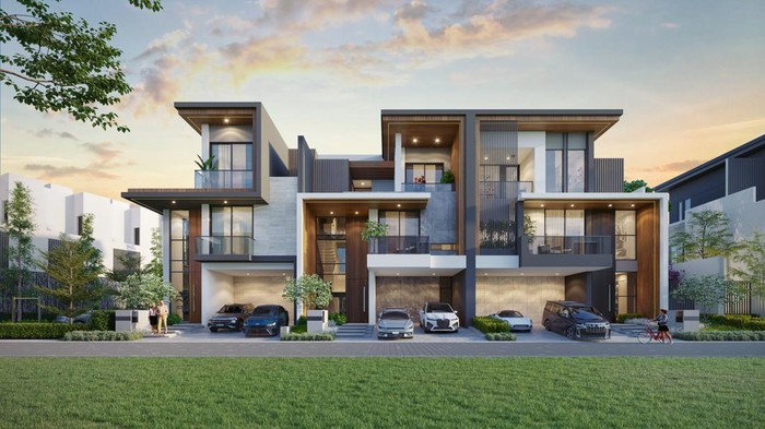 Ilustrasi rumah premium