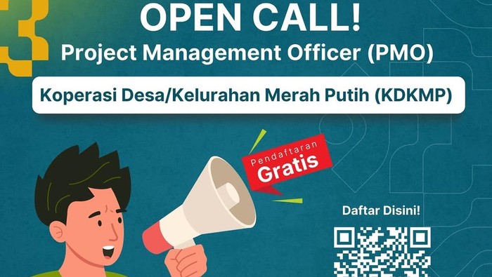 Kementerian Koperasi buka rekrutmen pegawai untuk Koperasi Desa/Kelurahan Merah Putih.