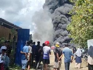 Tragis Karyawan di Konawe Selatan Tewas Terjebak Kebakaran Pabrik Ban Bekas