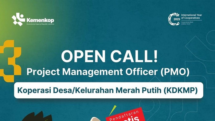 Lowongan Kerja Kemenkop Posisi PMO Kopdes