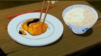Sekadar tahu goreng dalam animasi Ghibli saja bisa bikin ngiler. Dipadukan dengan kucuran kecap dan nasi putih tampak menggiurkan. Foto: Studio Ghibli via Twitter/animepiic