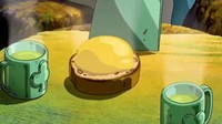 Menikmati minuman hangat dan sebuah kue sebagai pelengkap enak diseruput saat cuaca dingin. Begitu pula dengan adegan dalam animasi buatan Studio Ghibli, yang seolah menghangatkan hanya dengan melihatnya saja. Foto: Studio Ghibli via Twitter/animepiic