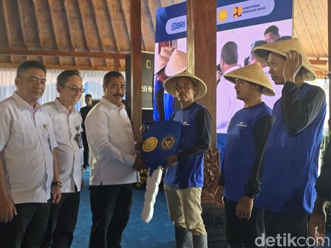 Menteri Imipas Terima Bantuan Alsintan