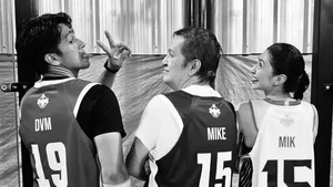Basket juga masuk list olahraga Mikha Tambayong, hobi yang ternyata nurun dari sang ayah. Foto: Instagram Mikha Tambayong