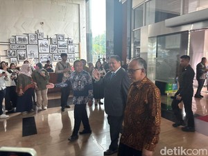 Airlangga hingga Pejabat BI Hadiri Sertijab Menkeu Purbaya
