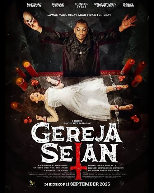 Deretan poster film terbaru di bioskop pada September 2025.