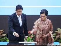 Video Sri Mulyani Resmi Serahkan Jabatan Menkeu ke Purbaya Yudhi