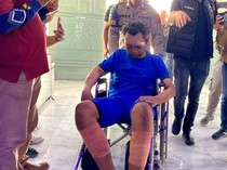 Tampang Lesu Pembunuh Satu Keluarga di Indramayu