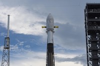 Satelit Nusantara Lima siap meluncur di Cape Canaveral, Florida, Senin (8/9/2025) waktu Amerika Serikat