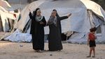 Serangan Israel Hantam Kamp Tenda Pengungsi di Dekat Gaza